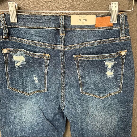 Judy Blue Denim Patch Jean #8864 - Picture 11 of 16